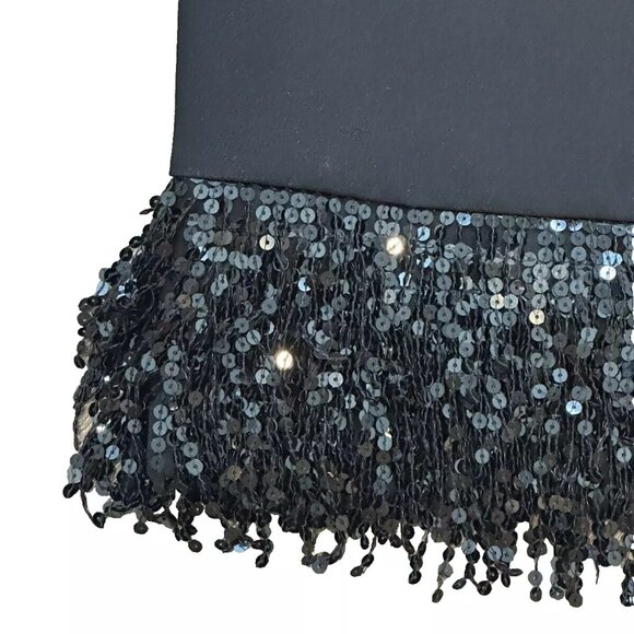 kate spade Black Mini Dress with Sequin Hem - Picture 5 of 6